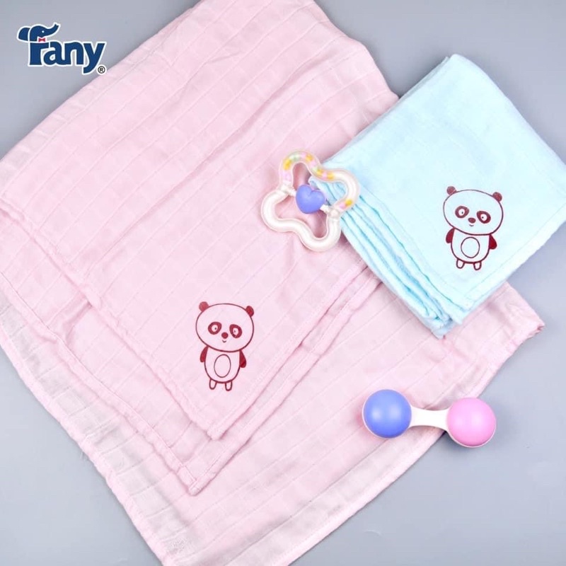 Khăn tắm sợi tre cho bé fany siêu mềm 87x87cm