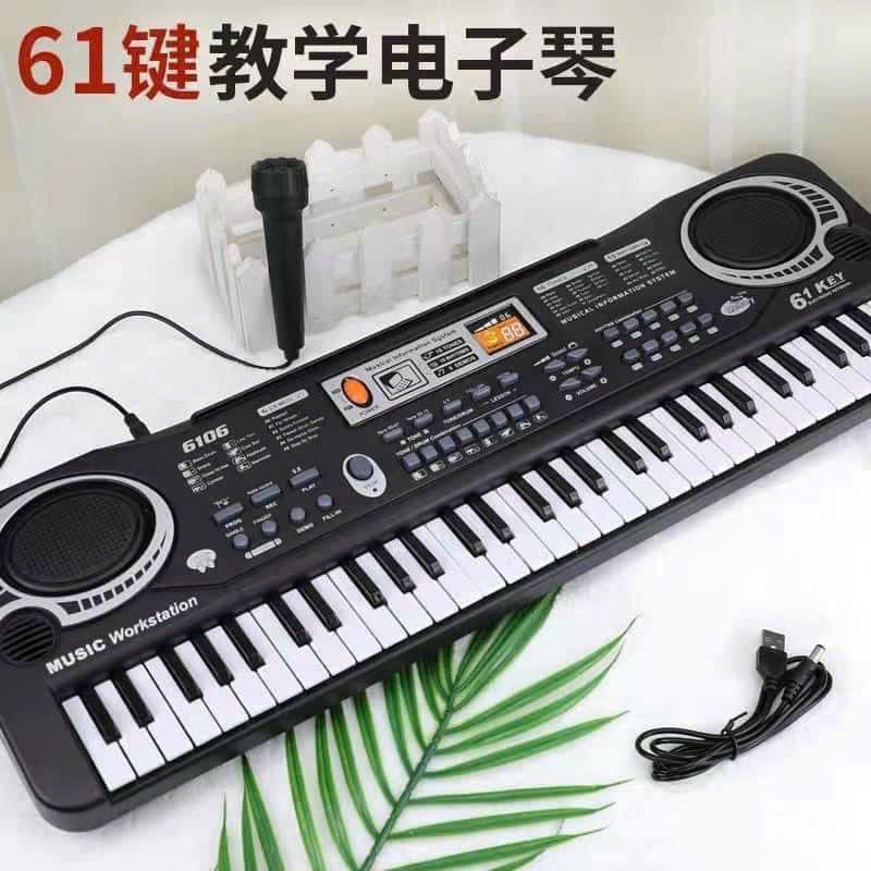 Đàn organ điện tử có mic cho bé-Đồ Chơi Đàn Piano Cho Bé Có Đèn Nhạc Và Micro Chuẩn Âm-Đồ chơi trẻ em đàn piano