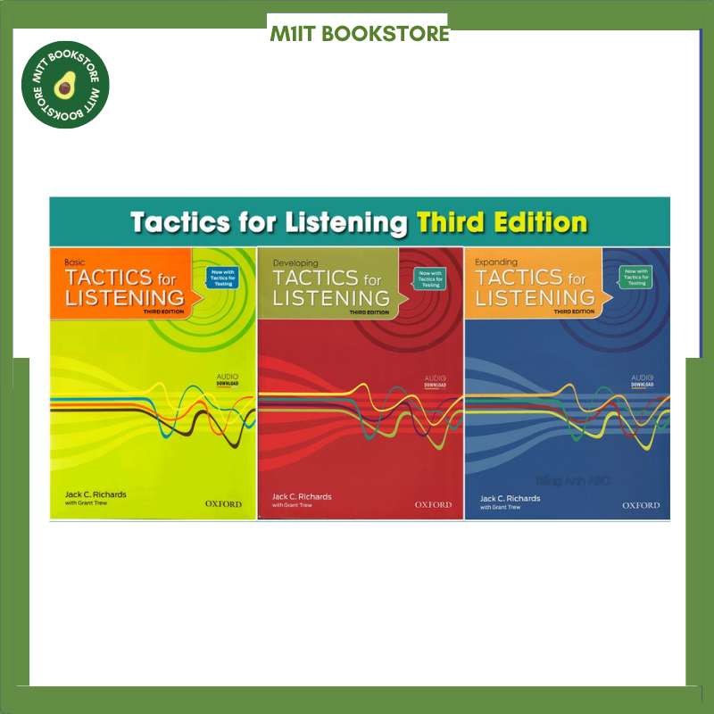 Bộ sách Tactics for Listening Basic – Developing – Expanding (File nghe và đáp án gửi qua mail)
