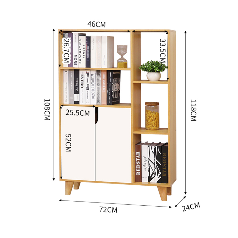 Tủ Sách Tủ Đa Năng Conven Phong Cách Nordic- GP107