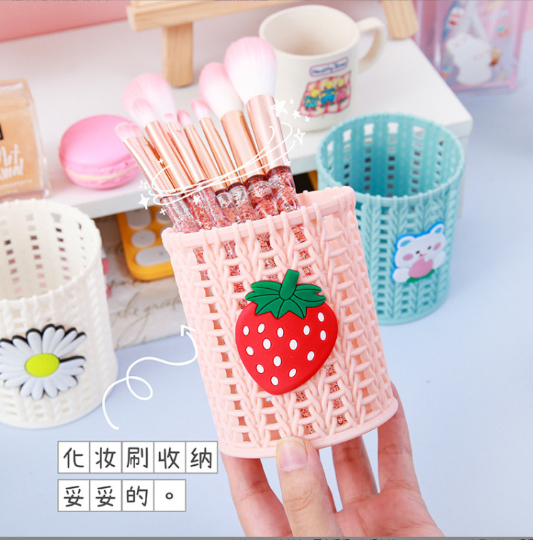 Ống đựng bút giỏ mây mini siêu cute MIM OBMAY18