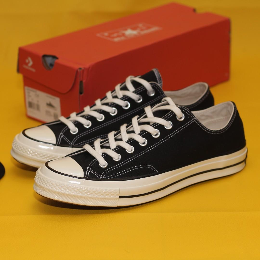 GIÀY CONVERSE 1970S THẤP CỔ MÀU ĐEN (Tặng túi converse+ Tặng tất+ Bill)