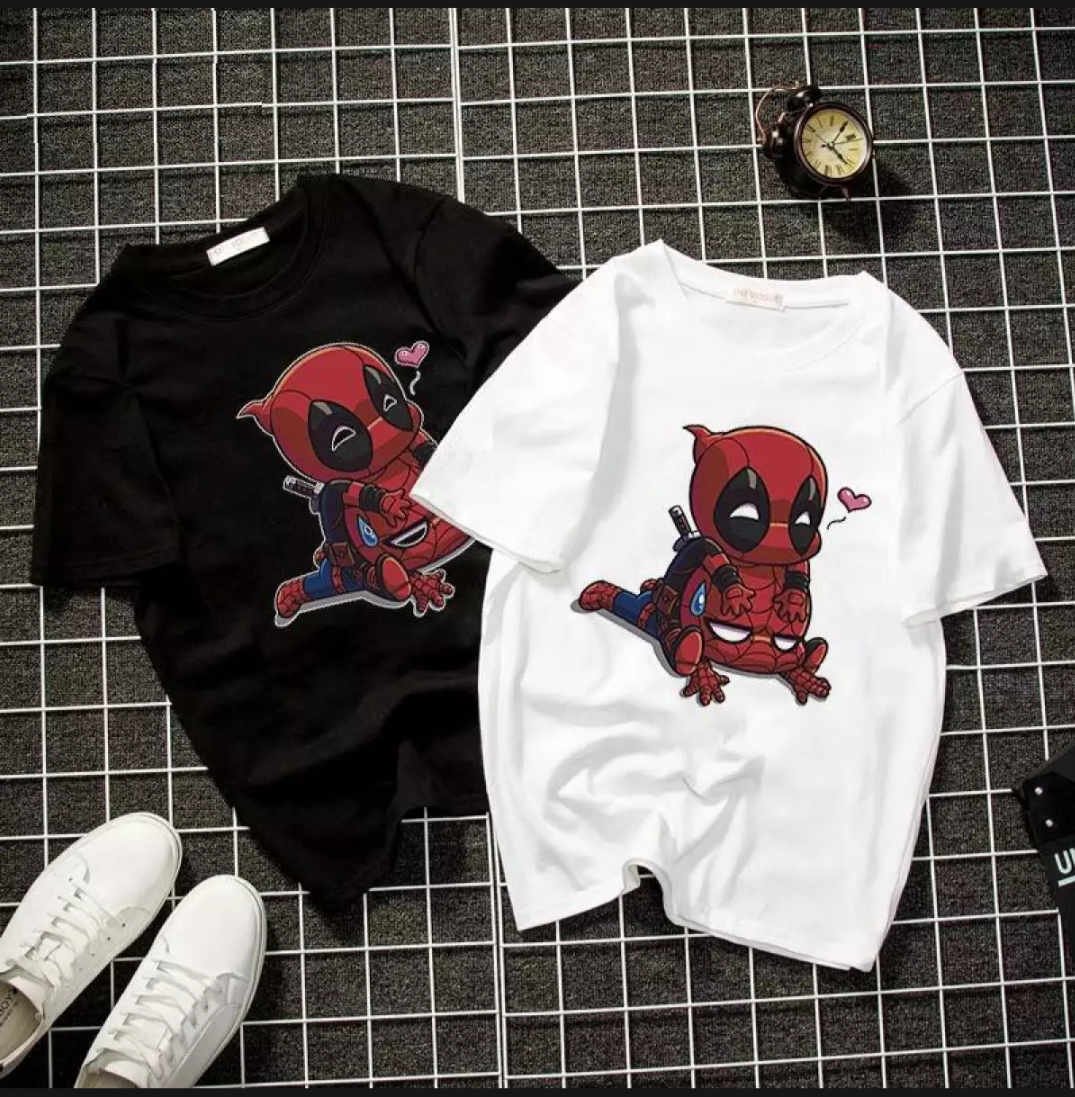 [HCM](Hỗ trợ phí vận chuyển) Áo thun nam nữ form rộng hàn quốc in hình Siêu Nhân Nhện thất tình độc đẹp vải dày mịn mát