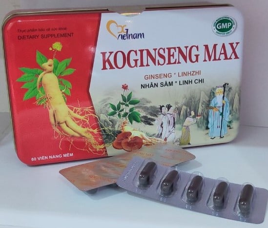 Viên Hồng Sâm Linh Chi KOGINSENG MAX (Hộp 60v)