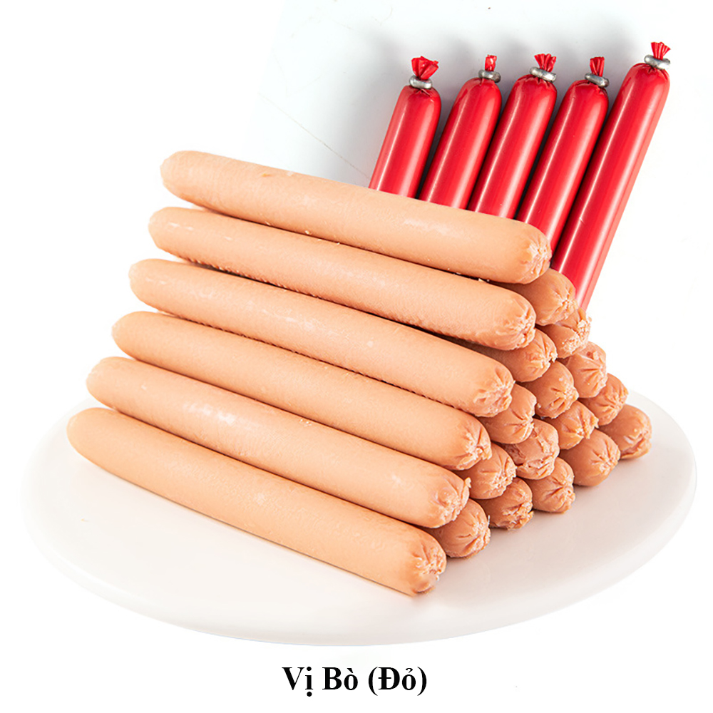 [Hoàn Tiền 10%] Xúc xích cho chó mèo hamster giàu dinh dưỡng vitamin nhiều vị lựa chọn