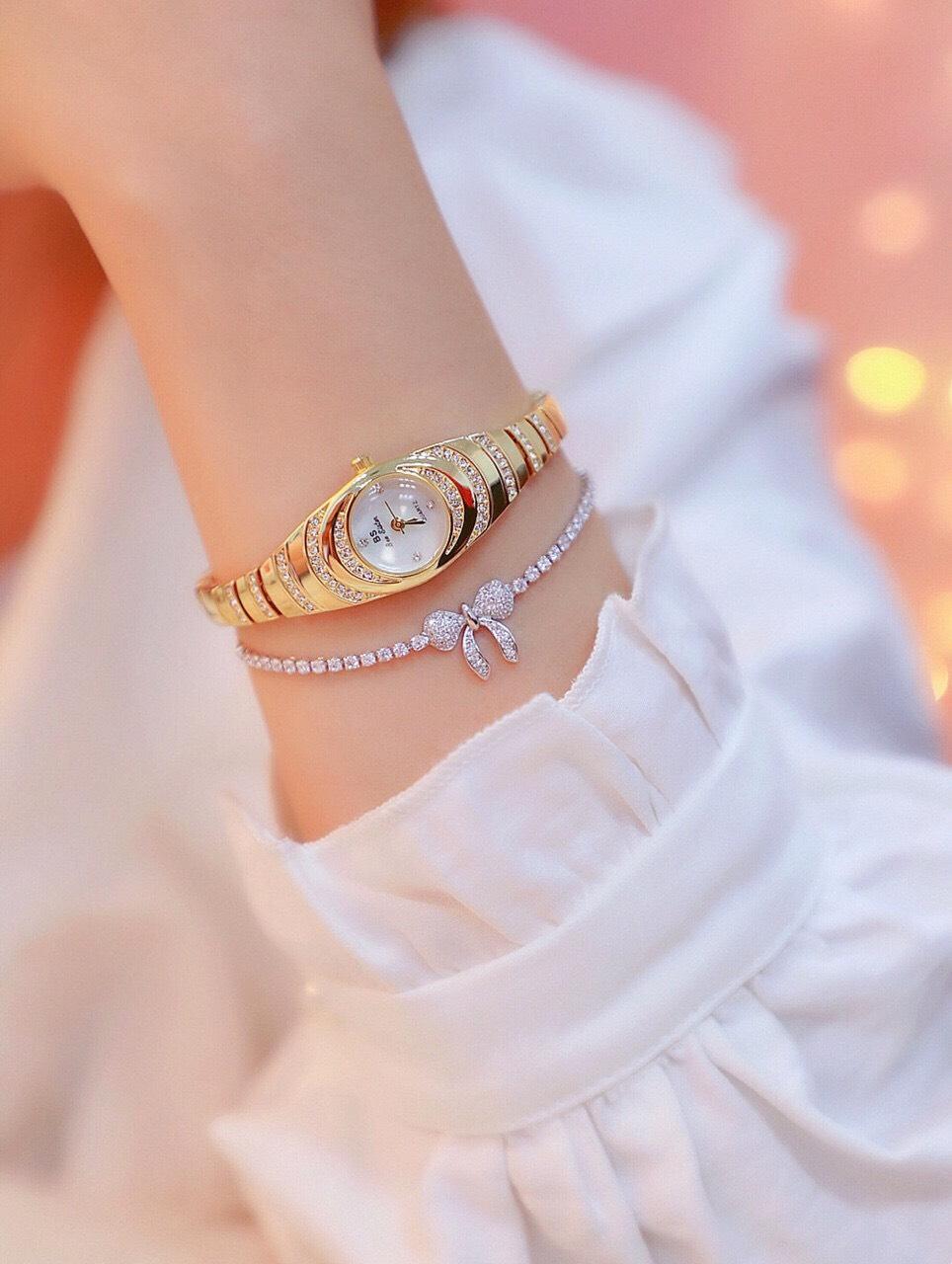 [HCM]Đồng hồ nữ mặt nhỏ BS BEE SISTER - BS15