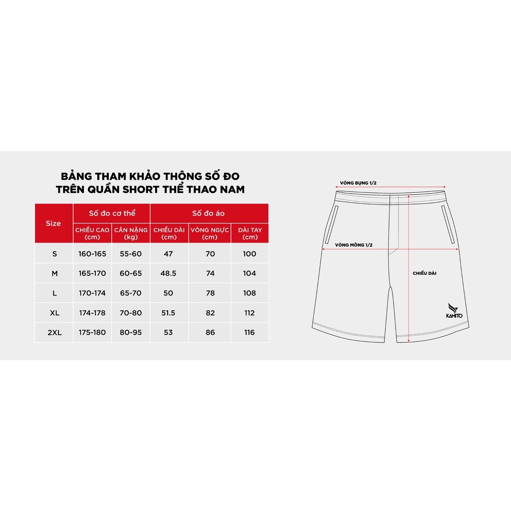 Quần short thể thao nữ KAMITO 2022