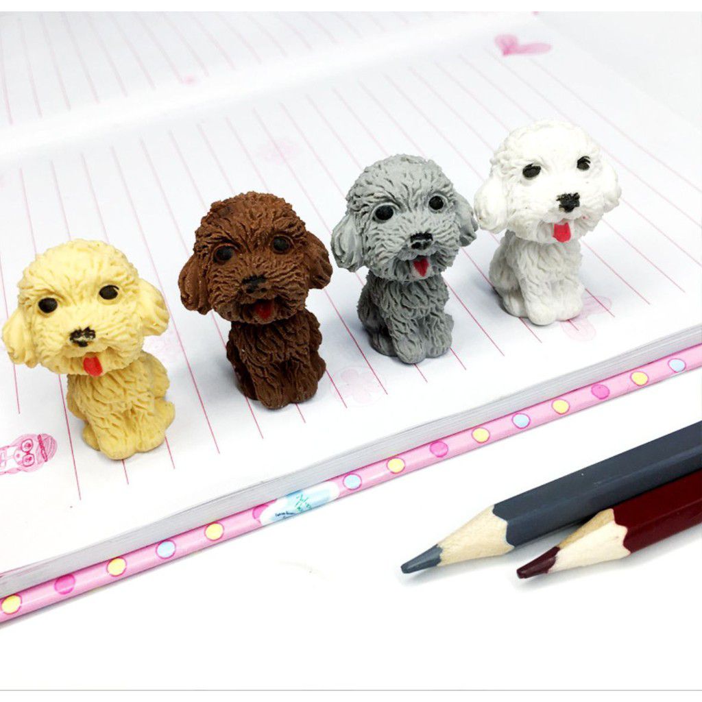 Set 2 cục tẩy hình chú cún con siêu dễ thương