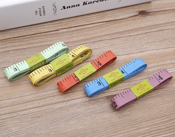 Bộ 4 thước dây đo eo đo chiều cao (màu ngẫu nhiên) - thước dây may đồ - phụ kiện may mặc - DUDIA P00