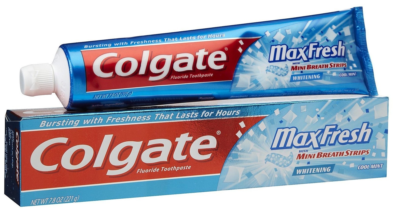 Kem Đánh Răng Colgate Max Fresh Trắng Răng 206g - Mỹ