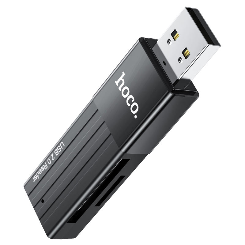 Đầu đọc thẻ sớ TF/ SD đa năng 2 cổng Usb 2.0 / type C / Usb 3.0 hoco HB20 HB45