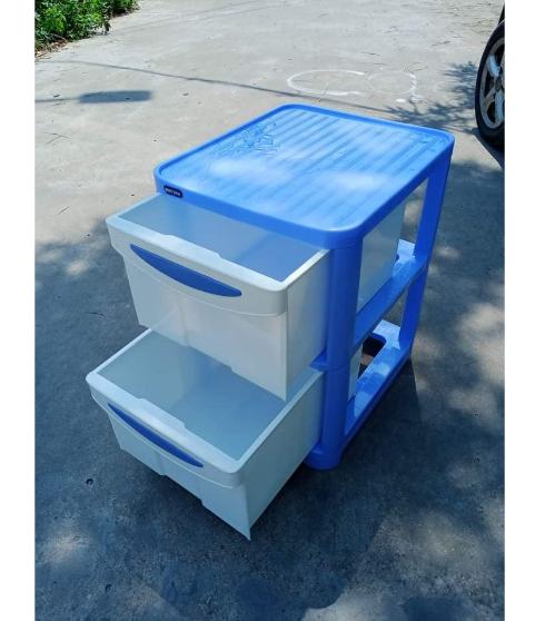 Tủ nhựa duy tân 2 Ngăn Tiện lợi - Tủ Vuông đựng quần Áo ĐA Năng (KT - N38 x R45 x C56cm )+ FREESHIP Trong Nội Thành Sài Gòn ☎️