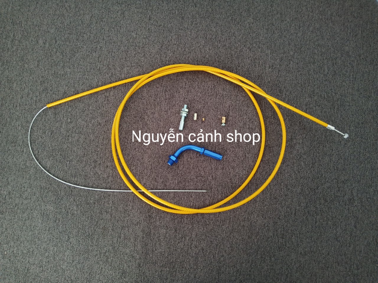 dây ga đầu ga domino 2 món ( dây vàng đầu xanh )