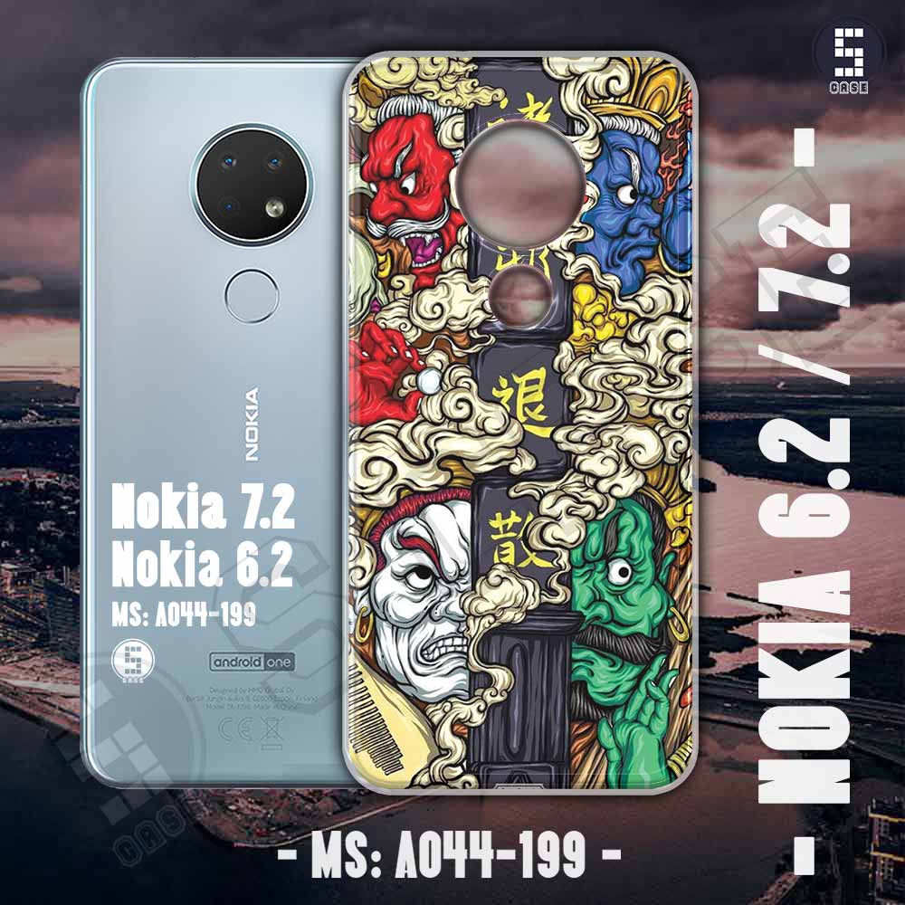 Ốp cho Nokia 7.2 hình Thần tướng Nhật A044-199