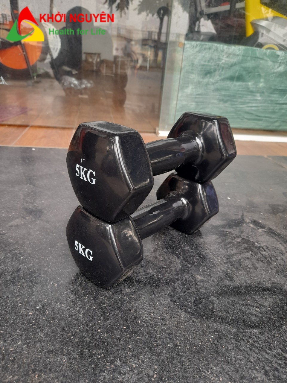 Tạ tay bọc cao su loại 5kg 1 quả