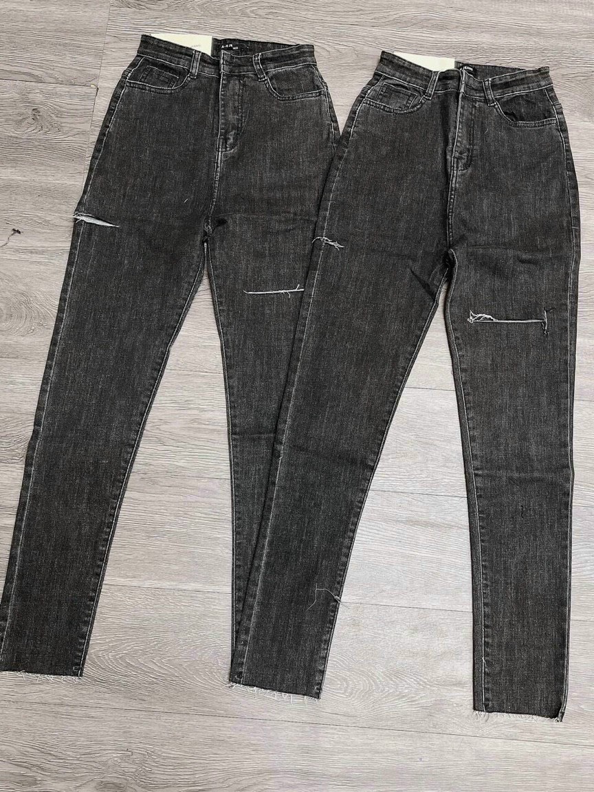 JEANS DÀI NỮ LƯNG CAO CO GIÃN