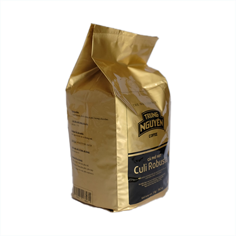 Cà phê hạt Culi Robusta Trung Nguyên hạt số 1 bịch 1kg