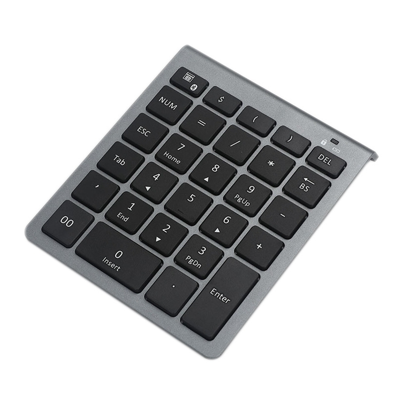 Bluetooth Wireless Numeric Keypad 28 Keys Numpad Digital Keyboard