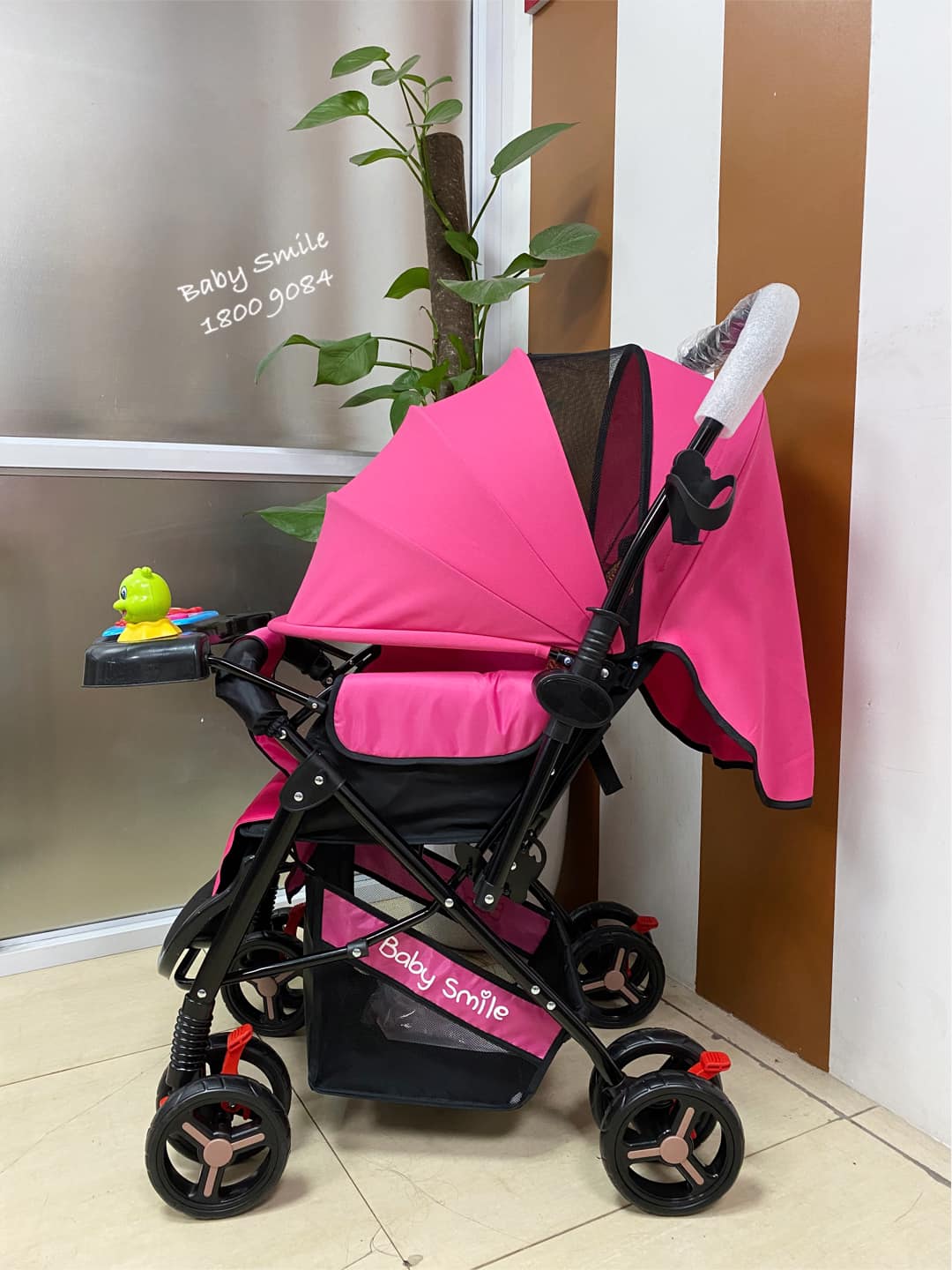 Xe đẩy 2 chiều HT105 khung đen