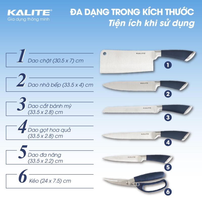 Bộ dao kéo KL-190