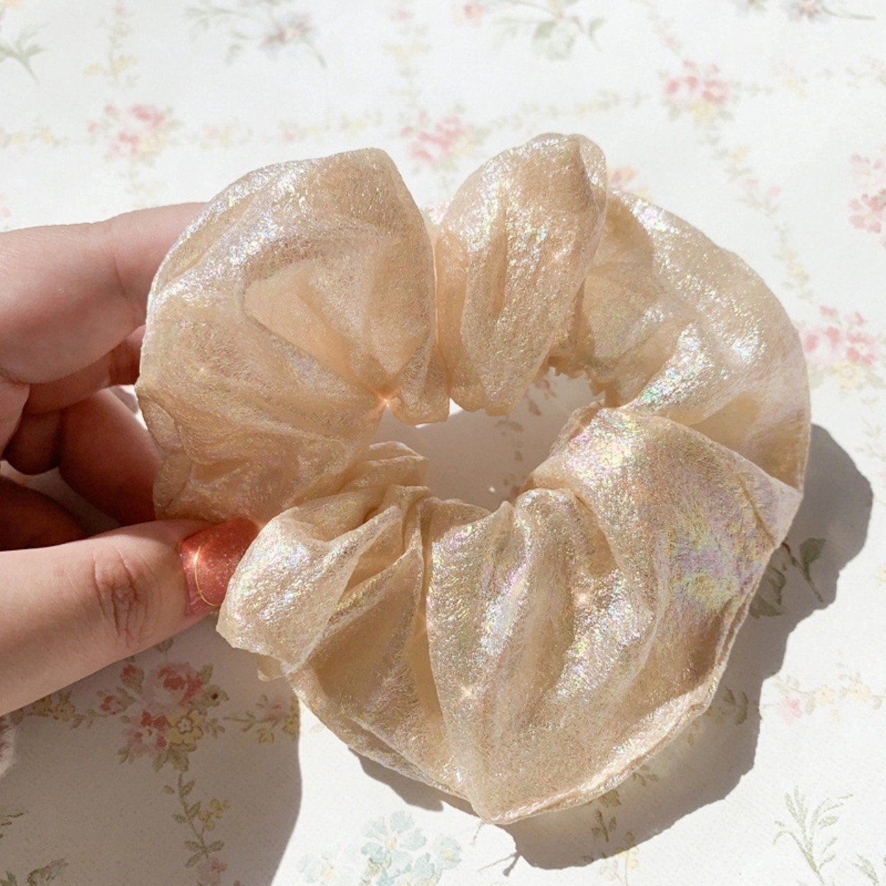 CỘT TÓC VOAN SATIN ÁNH NGỌC