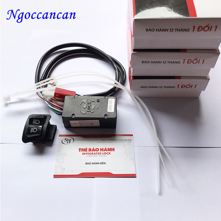 Mạch Tắt Đèn Xe Máy  Vision  Có Công Tắc Passing Nhấp Nháy Đèn Pha