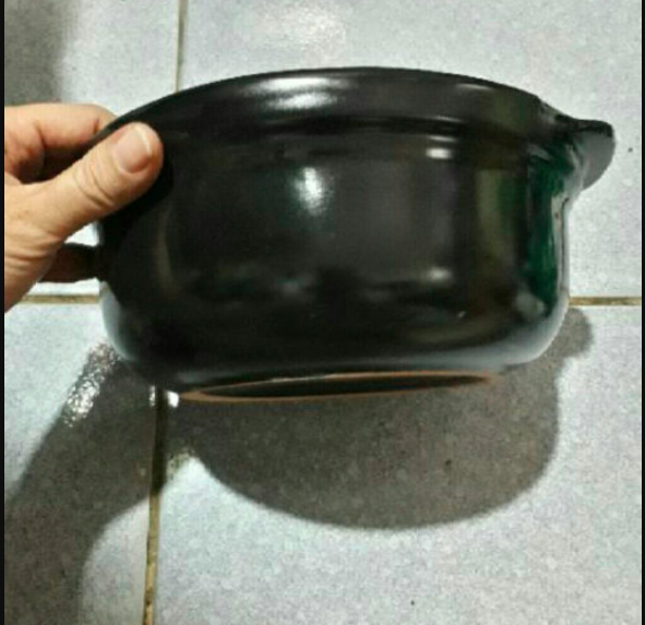 [HCM]Nồi đất tráng men sâu  2lit