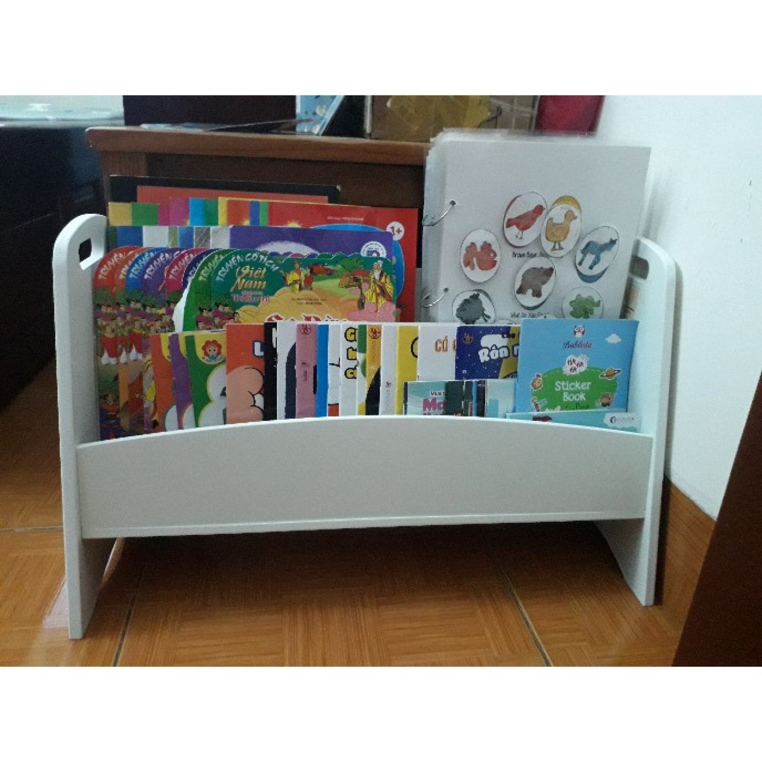 [Free Khắc Tên] Kệ sách cho bé Mini full bộ có vít