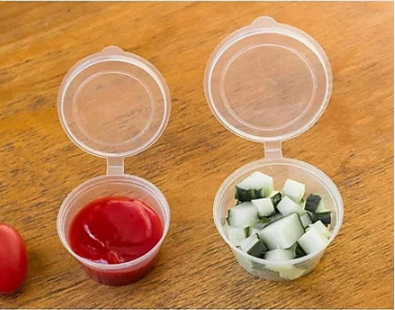 Combo 50 Hũ sốt hộp đựng nước chấm 2oz có nắp