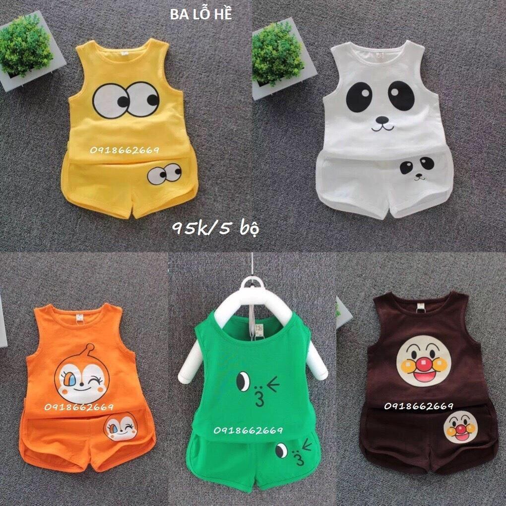 Sét 5 bộ  ba lỗ chú hề đáng yêu (KÈM QUÀ TẶNG)