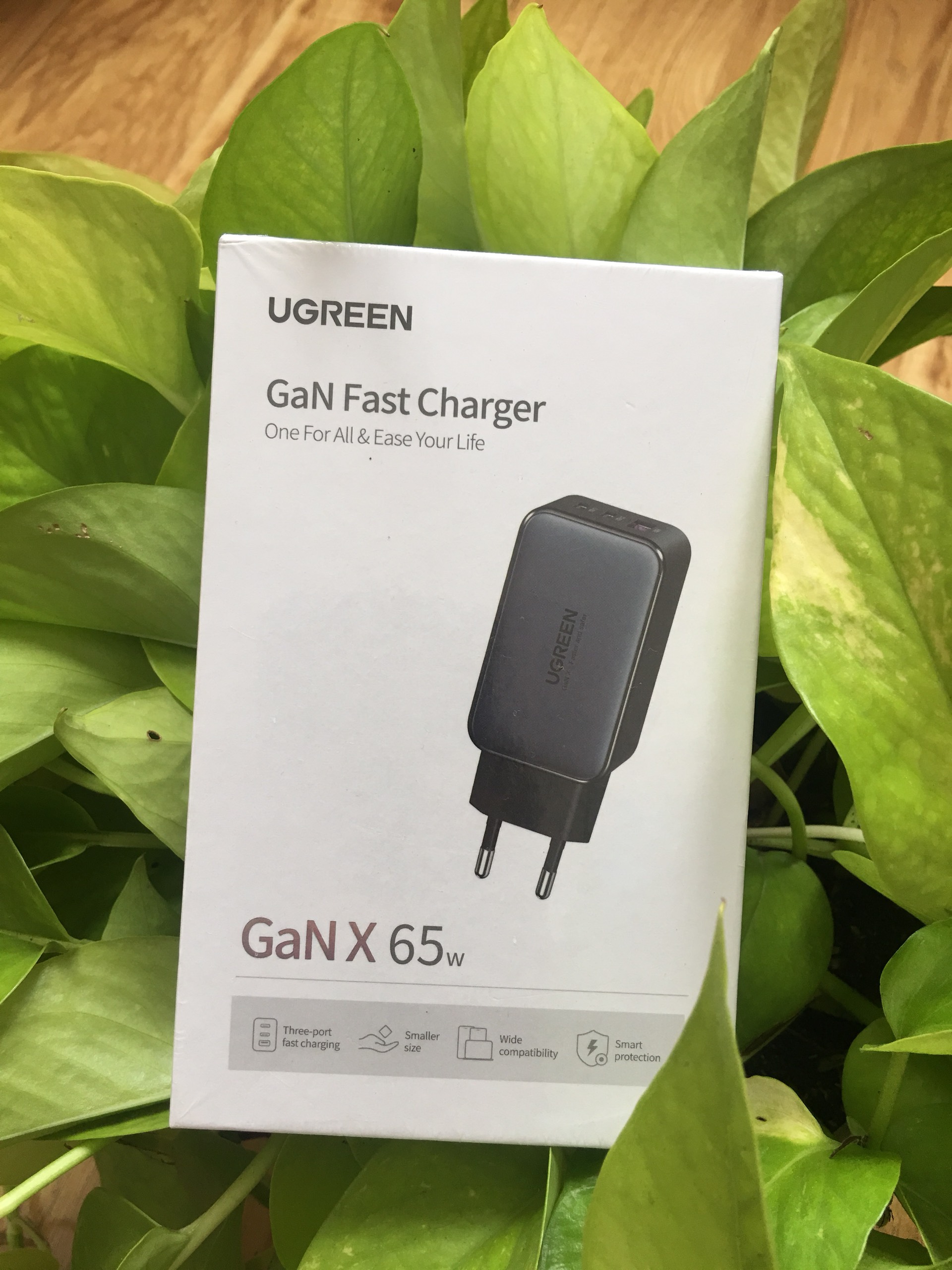Củ sạc Ugreen gaN 65W CD244, 2C1A