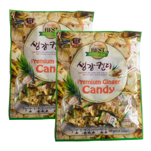 [COMBO 10 GÓI] KẸO GỪNG CỨNG HÀN QUỐC -  200GRAM- GIẨM HO