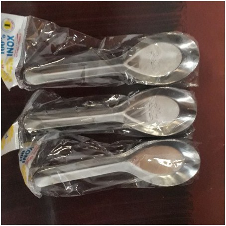 Sét 3 Thìa inox 304 cán ngắn