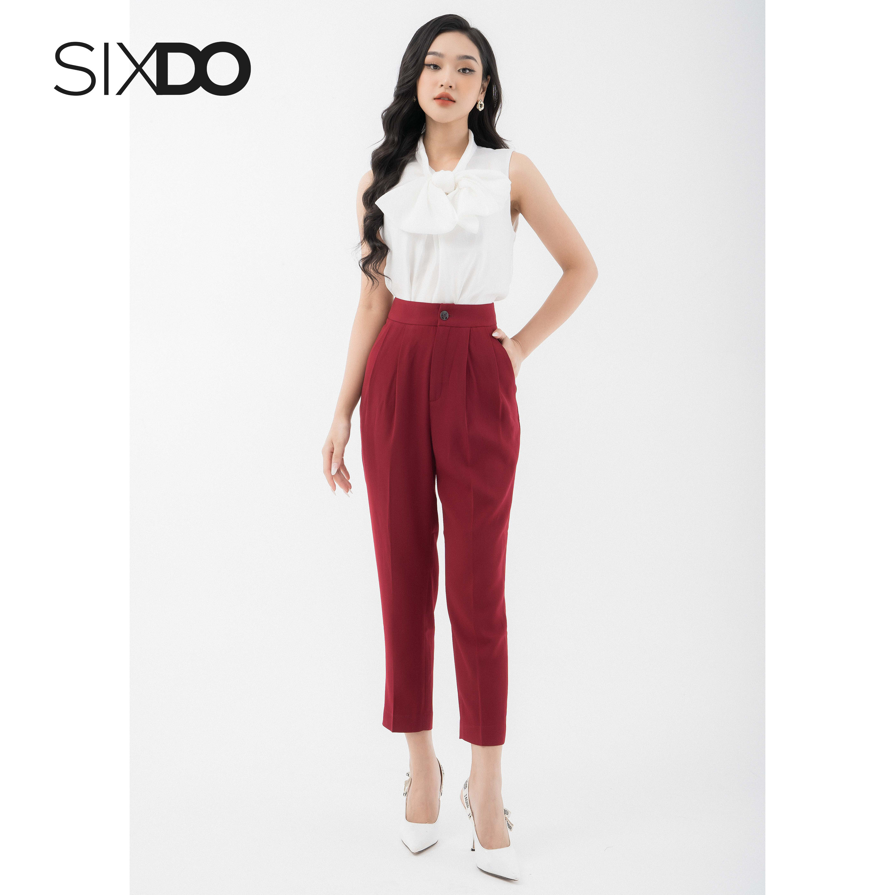 Quần âu nữ dáng lửng thời trang SIXDO