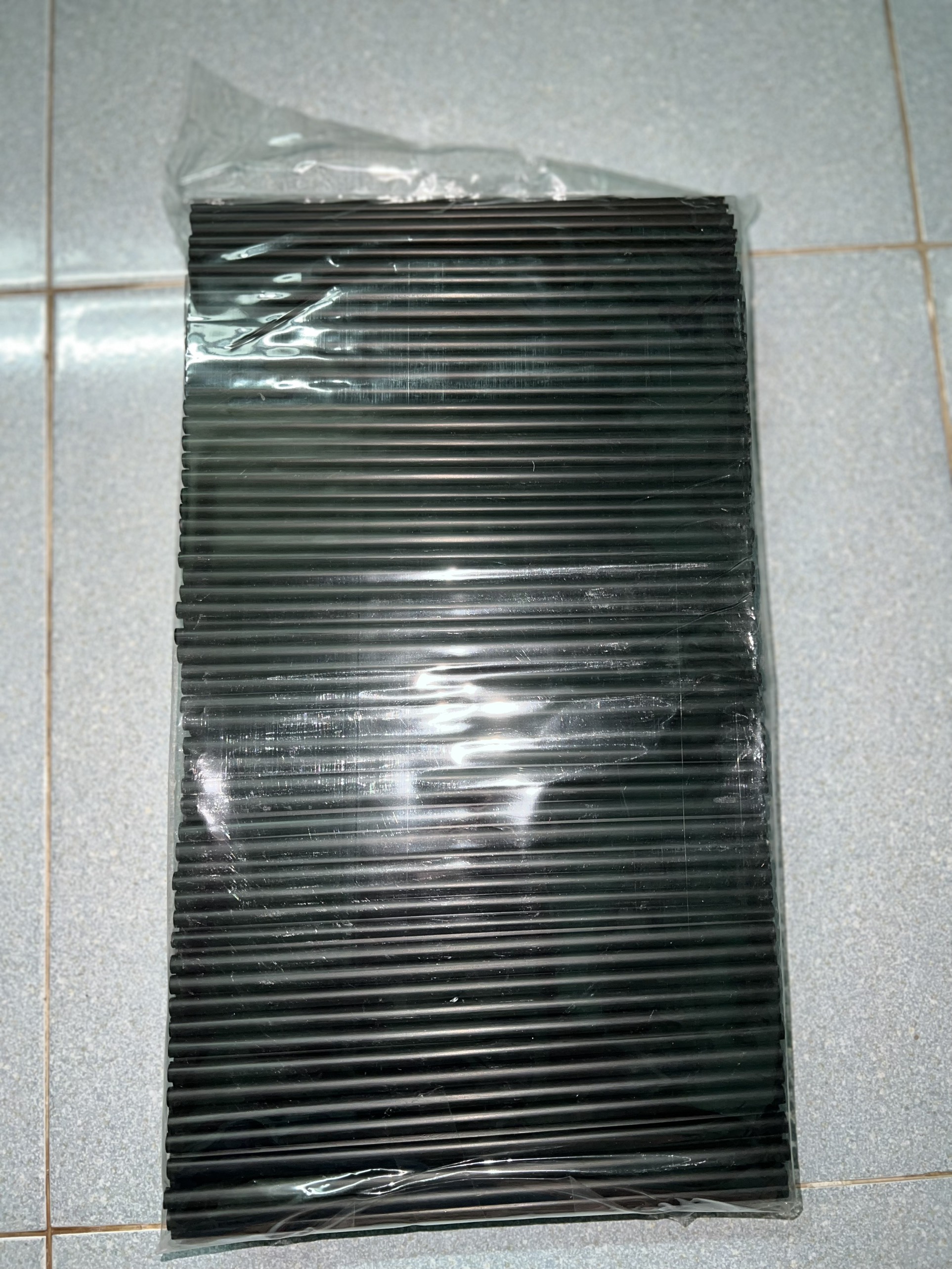 ỐNG HÚT ĐEN PHI 6 HAI ĐẦU BẰNG - 500gr/bịch