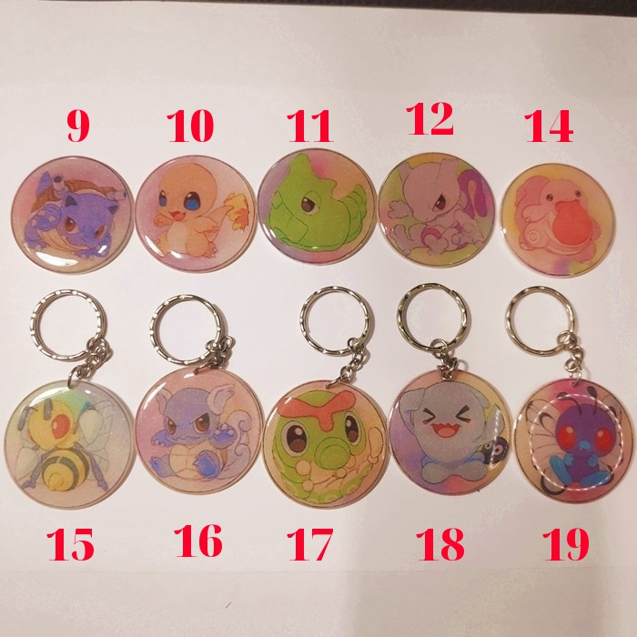 MÓC KHÓA POKEMON CUTE HANDMADE