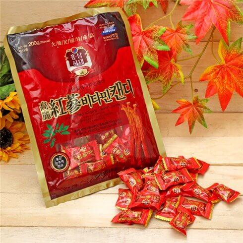 [GÓI 200G] KẸO SÂM HÀN QUỐC HÔNG SÂM