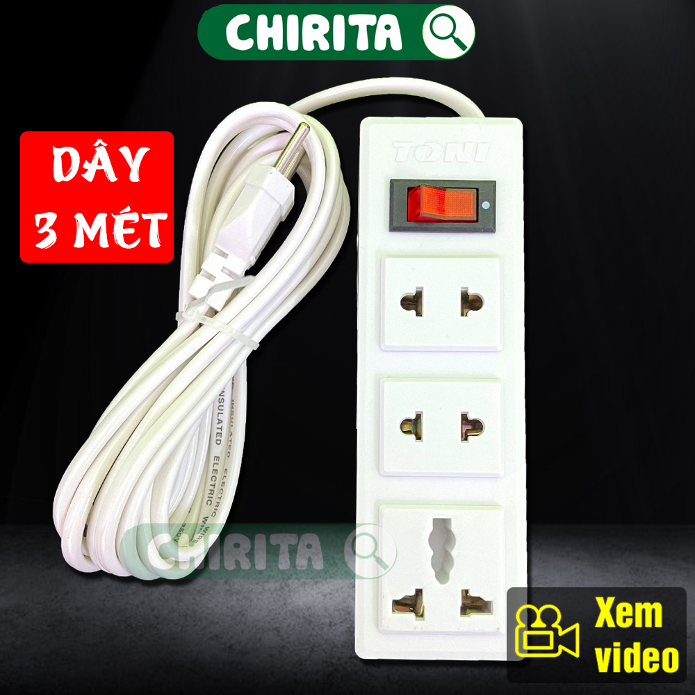 Ổ universal wall socket high-power multi-purpose, power socket smart, power plug, Chirita