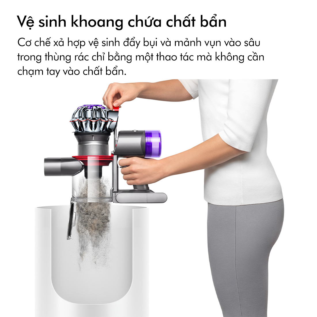[DUY NHẤT 30.11-2.12: VC Lazada 400K + VC Dyson 300K] Máy hút bụi cầm tay Dyson V8 Focus Clean™