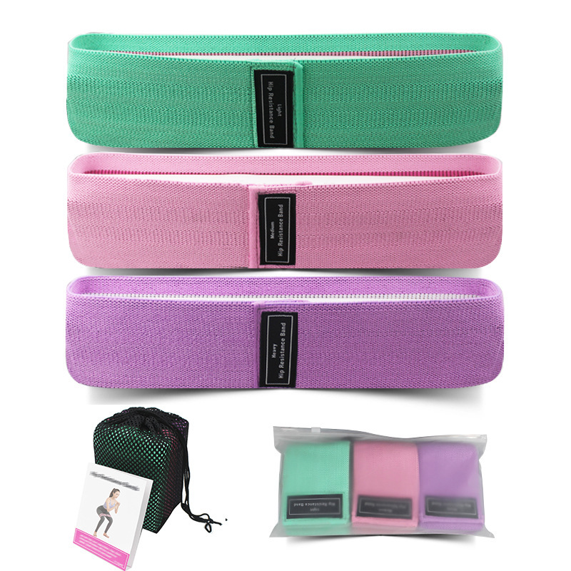 Dây kháng lực MiniBand bộ 3 dây SPORTY sử dụng để tập Mông, tập GYM YOGA