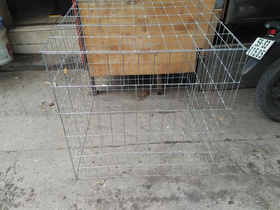 Lồng kẽm nuôi gà khổ 80 vuông không khây