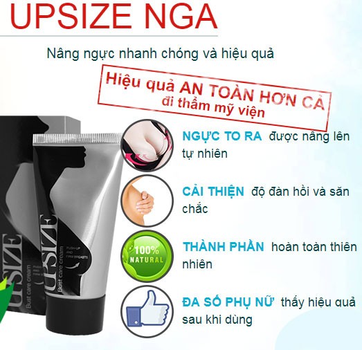 KEM NỞ NGỰC UPSIZE CHUẨN NGA