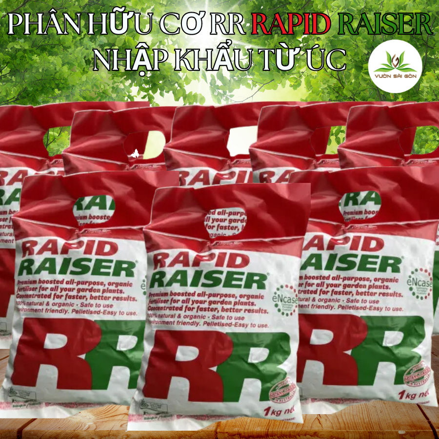 Phân hữu cơ RR Rapid Raiser nhập khẩu từ Úc (Vườn Sài Gòn)