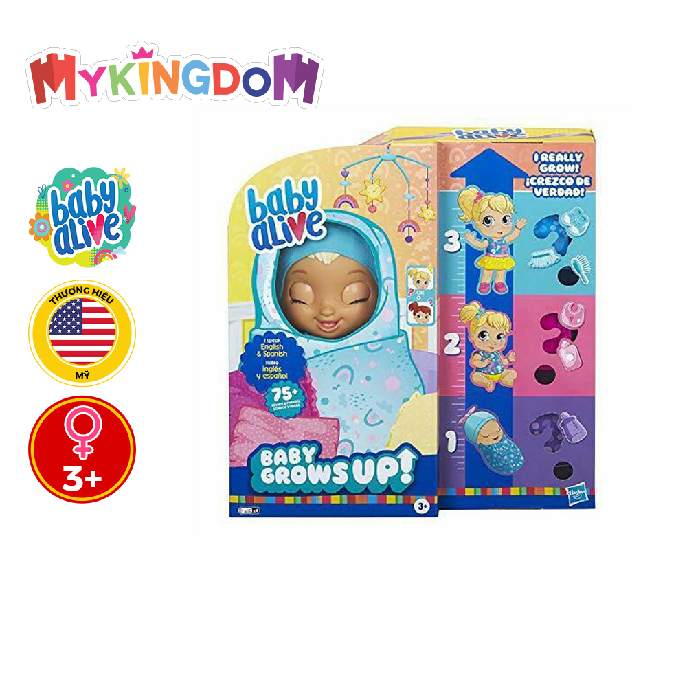 MYKINGDOM - Đồ Chơi BABY ALIVE Búp Bê Bé Mily Đang Lớn E8199