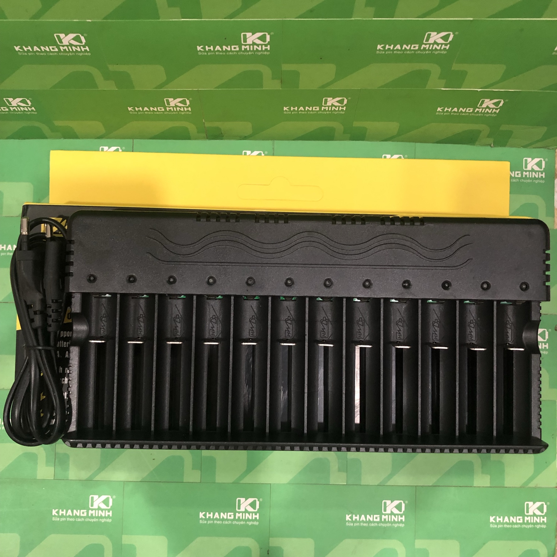 Sạc 12 pin 18650 16340 14500 dòng sạc 6400mA mã HD-8994A