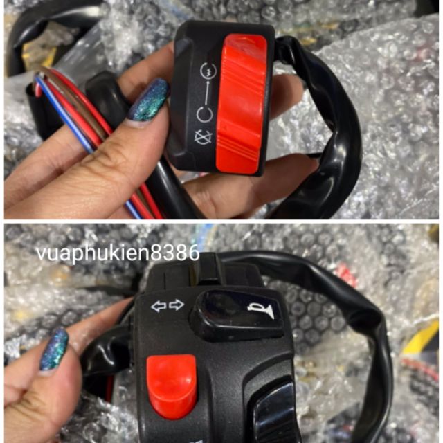 Bộ công tắc cùm Tfx - Domino full chức năng