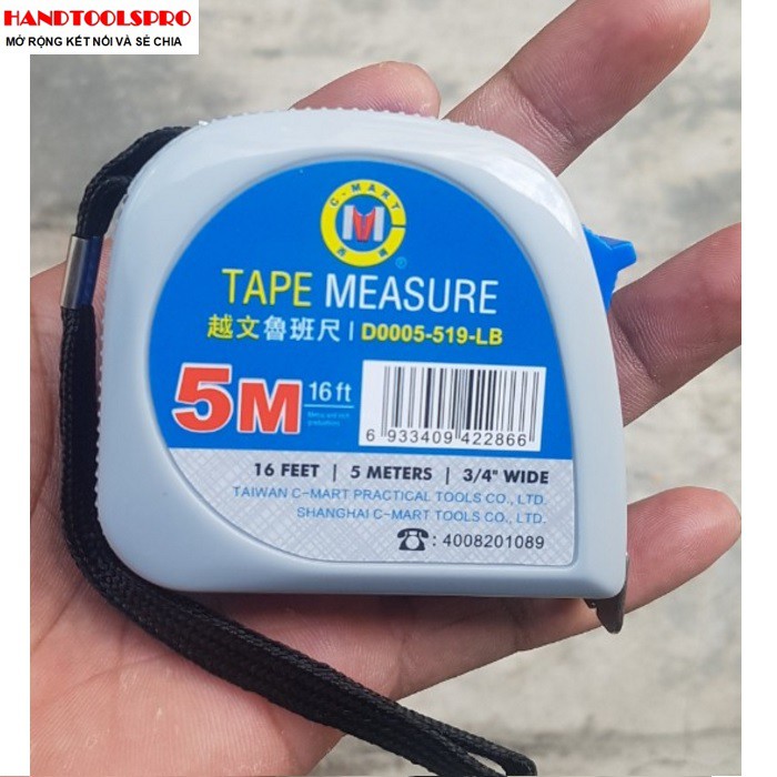 Thước lỗ ban tiếng việt 5x19mm d0005-519-lb c-mart