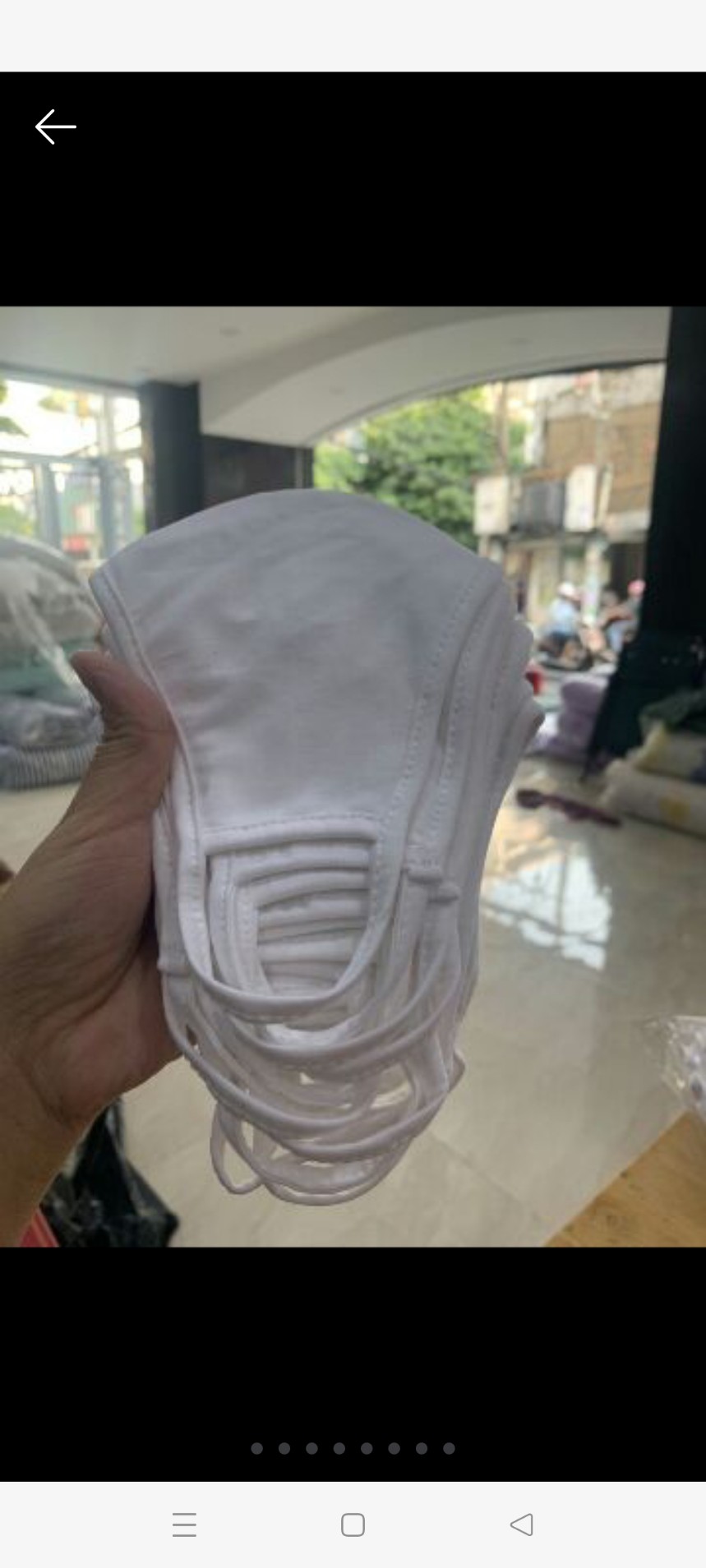 [HCM]combo 10 chiếc Khẩu trang vải cotton 2 lớp kháng khuẩn