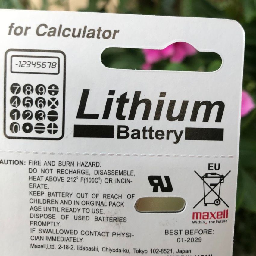 5 Viên Pin CR2016 Pin 3V  Maxcell Lithium