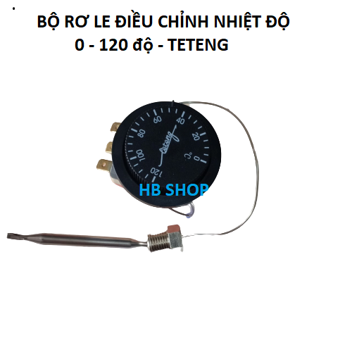 Bộ rơ le điều chỉnh nhiệt độ 0 -120 độ - Chỉnh nhiệt TeTeng 16A
